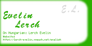 evelin lerch business card